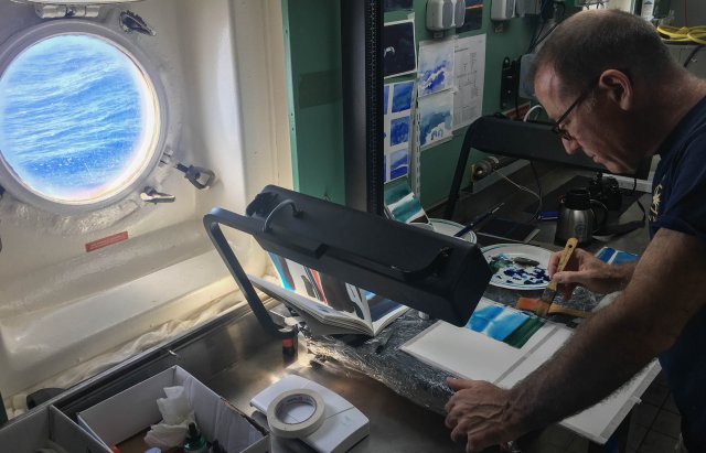 Starting With the Surface: A Painter’s Perspective at Sea