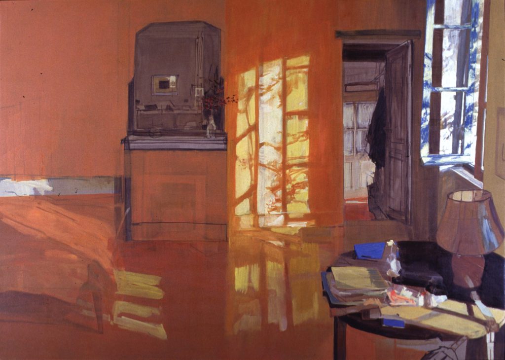 Painting: Orange Room painting - Wheatleigh commission
